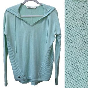 Athleta mint colored active casual light hoodie